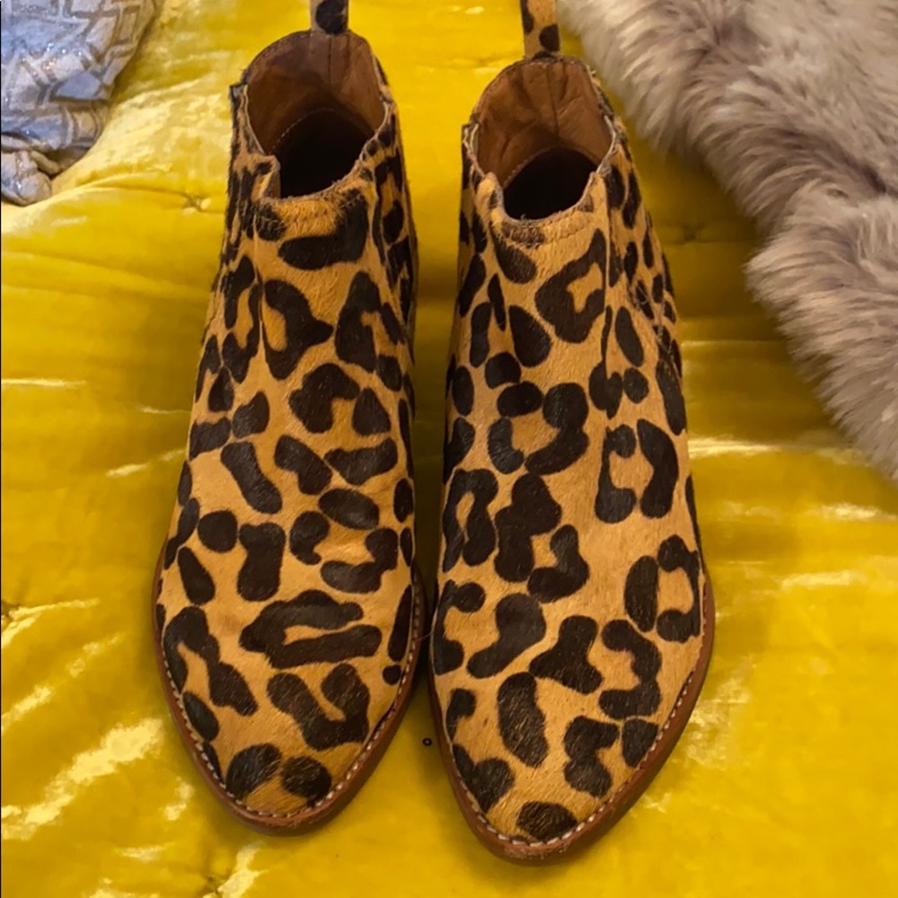 Leopard Jeffrey Campbell booties